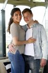 Amsterdam 8 mei 2018
Jeansdrager van het jaar verkeizing in het apollo hotel. Zahra Lfil met vriend Martin Vis