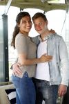 Amsterdam 8 mei 2018
Jeansdrager van het jaar verkeizing in het apollo hotel. Zahra Lfil met vriend Martin Vis