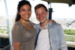 Amsterdam 8 mei 2018
Jeansdrager van het jaar verkeizing in het apollo hotel. Zahra Lfil met vriend Martin Vis
