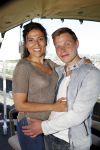 Amsterdam 8 mei 2018
Jeansdrager van het jaar verkeizing in het apollo hotel. Zahra Lfil met vriend Martin Vis