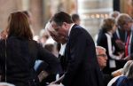 Leiden 19 april 2019
Matthaus Passion in de kerk in Leiden . Alexander Pechtold kwam met zijn (ex) vrouw