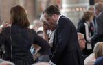 Leiden 19 april 2019
Matthaus Passion in de kerk in Leiden . Alexander Pechtold kwam met zijn (ex) vrouw