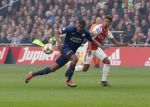 Amsterdam, 31 Maart 2019 AJAX-PSV, eindstand 3-1
Denzel Dumfries en David Neres