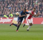 Amsterdam, 31 Maart 2019 AJAX-PSV, eindstand 3-1
Denzel Dumfries en David Neres
