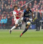 Amsterdam, 31 Maart 2019 AJAX-PSV, eindstand 3-1
Denzel Dumfries en David Neres