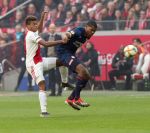 Amsterdam, 31 Maart 2019 AJAX-PSV, eindstand 3-1
Denzel Dumfries en David Neres
