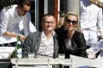 Amsterdam 10 april 2019
Eelko v Kooten met zijn vriendin Naomi v d Zwaan op terras.