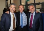 Den Haag, 8 Mei 2019
Uitreiking boek Elco Brinkman met de tekst: Bouwen en Bewaren
Elco Brinkman met 2 broers  Menno Brinkman en Bram Brinkman