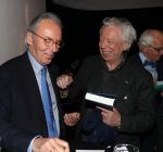 Den Haag, 8 Mei 2019
Uitreiking boek Elco Brinkman met de tekst: Bouwen en Bewaren
Elco met Cees Dam