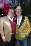 Bloemendaal 13 april 2019
Afscheidsfeest voor Hans Klok die naar Las Vegas gaat verhuizen. Frits Huffnagel met een kennis