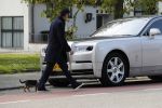 Amsterdam 14 april 2019
Gerard Spong met zijn hondje en zijn nieuwe Rolls Royce.