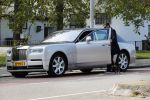 Amsterdam 14 april 2019
Gerard Spong met zijn hondje en zijn nieuwe Rolls Royce.