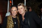 Bloemendaal 13 april 2019
Afscheidsfeest voor Hans Klok die naar Las Vegas gaat verhuizen. hans met Robbie ter Metz