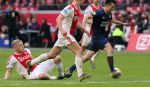Amsterdam, 31 Maart 2019 AJAX-PSV, eindstand 3-1
Hirving Lozano en Donny v d Beek