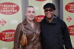 Amsterdam 14 april 2019
Premiere van t schaep met de 5 poten in het deLamar theater. Howard Komproe en partner Fien Ploeger