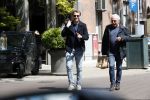 Amsterdam 11 mei 2019
Mark v Eeuwen en Huub Stapel op de cornelis schuytstraat. Ze gaan repeteren voor Flikken Rotterdam.