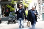 Amsterdam 11 mei 2019
Mark v Eeuwen en Huub Stapel op de cornelis schuytstraat. Ze gaan repeteren voor Flikken Rotterdam.