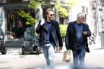 Amsterdam 11 mei 2019
Mark v Eeuwen en Huub Stapel op de cornelis schuytstraat. Ze gaan repeteren voor Flikken Rotterdam.