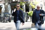 Amsterdam 11 mei 2019
Mark v Eeuwen en Huub Stapel op de cornelis schuytstraat. Ze gaan repeteren voor Flikken Rotterdam.