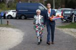 Bloemendaal 13 april 2019
Afscheidsfeest voor Hans Klok die naar Las Vegas gaat verhuizen. Jacques d Ancona kwam met zijn partner Hans Langhout