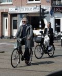 Amsterdam 15 april 2019
Jeroen  Krabbe op de fiets.