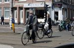 Amsterdam 15 april 2019
Jeroen  Krabbe op de fiets.