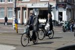 Amsterdam 15 april 2019
Jeroen  Krabbe op de fiets.
