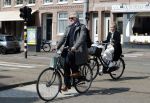 Amsterdam 15 april 2019
Jeroen  Krabbe op de fiets.