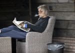 Grolloo 6 april 2019
Johan Derksen in de tuin van zijn huis na zijn ongeluk.