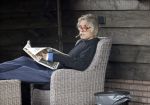 Grolloo 6 april 2019
Johan Derksen in de tuin van zijn huis na zijn ongeluk.