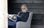 Grolloo 6 april 2019
Johan Derksen in de tuin van zijn huis na zijn ongeluk.