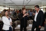 Amsterdam 7 april 2019
John de Bever Sieneke en Marianne Weber op een grote boot met allemaal gasten.