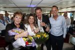 Amsterdam 7 april 2019
John de Bever Sieneke en Marianne Weber op een grote boot met allemaal gasten.