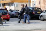 Amsterdam 14 april 2019
Joost Nijsen en Maaike Pereboom met haar zoontje op straat in Amsterdam zuid.