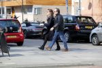 Amsterdam 14 april 2019
Joost Nijsen en Maaike Pereboom met haar zoontje op straat in Amsterdam zuid.