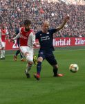 Amsterdam, 31 Maart 2019 AJAX-PSV, eindstand 3-1
Jorrit Hendrix en Lasse Schone