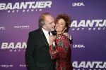 Amsterdam 15 april 2019
Premiere Baantjer in het nieuwe deLamar theater. katja Schuurman kwam met haar vader en vriend Freek v Noortwijk.