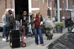 Amsterdam 16 april 2019
Opnames fa,ilie Kruys met oa Linda de Mol en Rop Verheijen in Amsterdam zuid