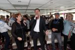 Amsterdam 7 april 2019
John de Bever Sieneke en Marianne Weber op een grote boot met allemaal gasten.