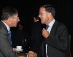 Den Haag, 8 Mei 2019
Uitreiking boek Elco Brinkman met de tekst: Bouwen en Bewaren
Mark Rutte met Maxime Verhagen