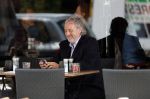Amsterdam 7 mei 2019
Mark Teurlings op terras bij brasserie v Dam.