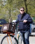 Amsterdam 15 april 2019
Martijn Krabbe op de fiets.