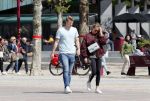 Amsterdam 10 mei 2019
AnneKee Molenaar is de nieuwe vriendin van Matthijs de Ligt. Ze wonen pas samen in hun nieuwe appartement.