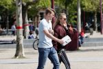 Amsterdam 10 mei 2019
AnneKee Molenaar is de nieuwe vriendin van Matthijs de Ligt. Ze wonen pas samen in hun nieuwe appartement.