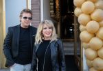 Amsterdam 1 april 2019
Opening the burger Room van Gordon. Patricia Paay met haar man Robert Hinfelaar.