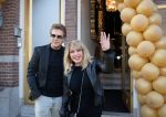 Amsterdam 1 april 2019
Opening the burger Room van Gordon. Patricia Paay met haar man Robert Hinfelaar.