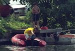 Breukelen, De Vecht, 28 Juli 1996
Rick Brandsteder en zijn broer Robert Brandsteder varend op de Vecht