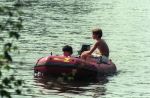 Breukelen, De Vecht, 28 Juli 1996
Rick Brandsteder en zijn broer Robert Brandsteder varend op de Vecht