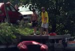 Breukelen, De Vecht, 28 Juli 1996
Rick Brandsteder en zijn broer Robert Brandsteder varend op de Vecht