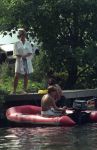 Breukelen, De Vecht, 28 Juli 1996
Rick Brandsteder en zijn broer Robert Brandsteder varend op de Vecht